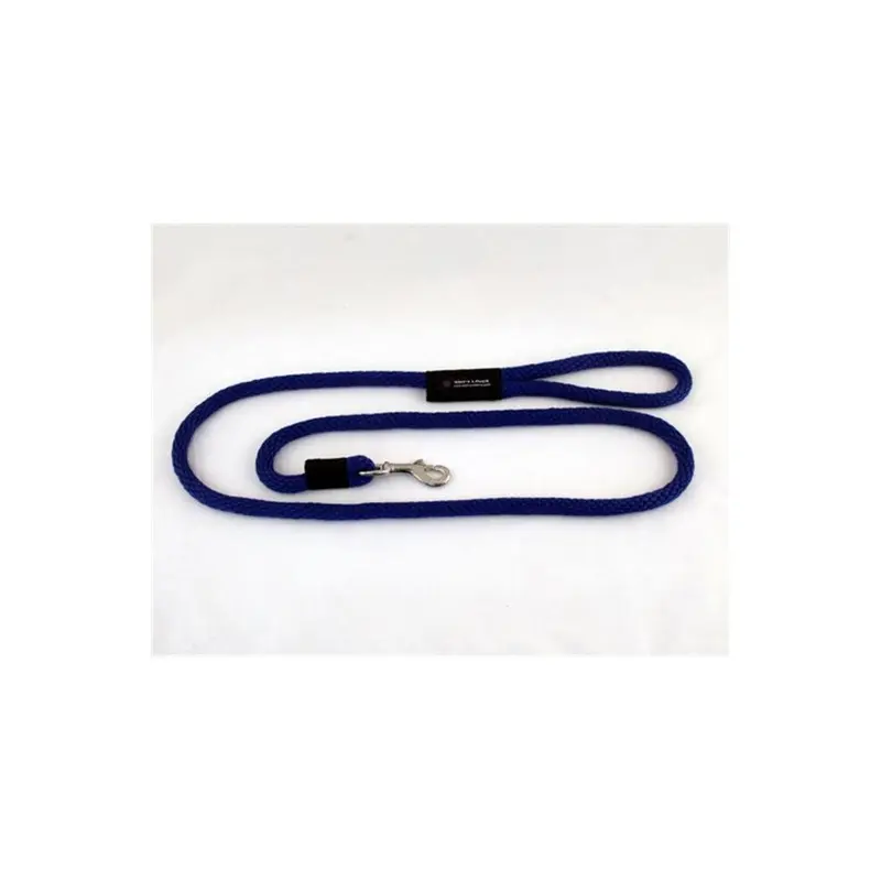 Soft Lines Blue Dog Snap Leash 0.37 In. Diameter By 8 Ft. - Royal 0.37In