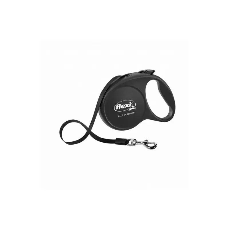 New Flexi Retractable Nylon Dog Leash Black Fl7669 Large