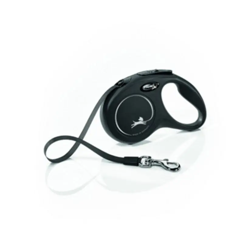 B&Q Black Flexi New Classic Tape Retractable Dog Lead Up To 15Kgs 5M