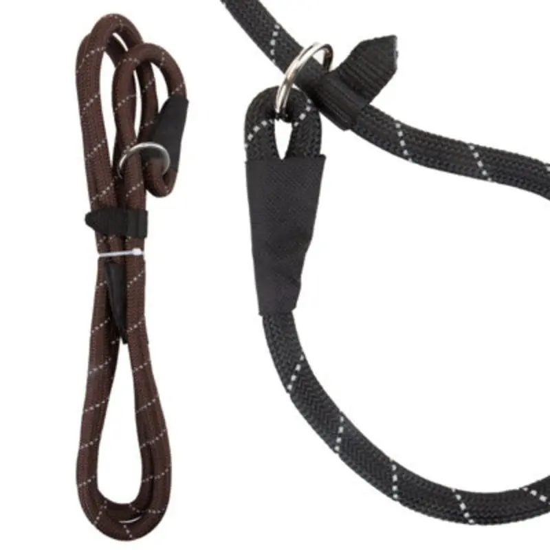 B&Q Brown Crufts Reflective Slip Lead, 150 Centimeters 150Cm