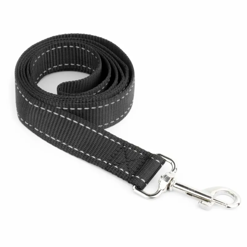 Kct Black Reflective Dog Lead