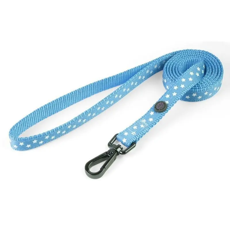 Zoon WalkAbout Starry Blue Quality Nylon Puppy Dog Medium Leash Walking Lead