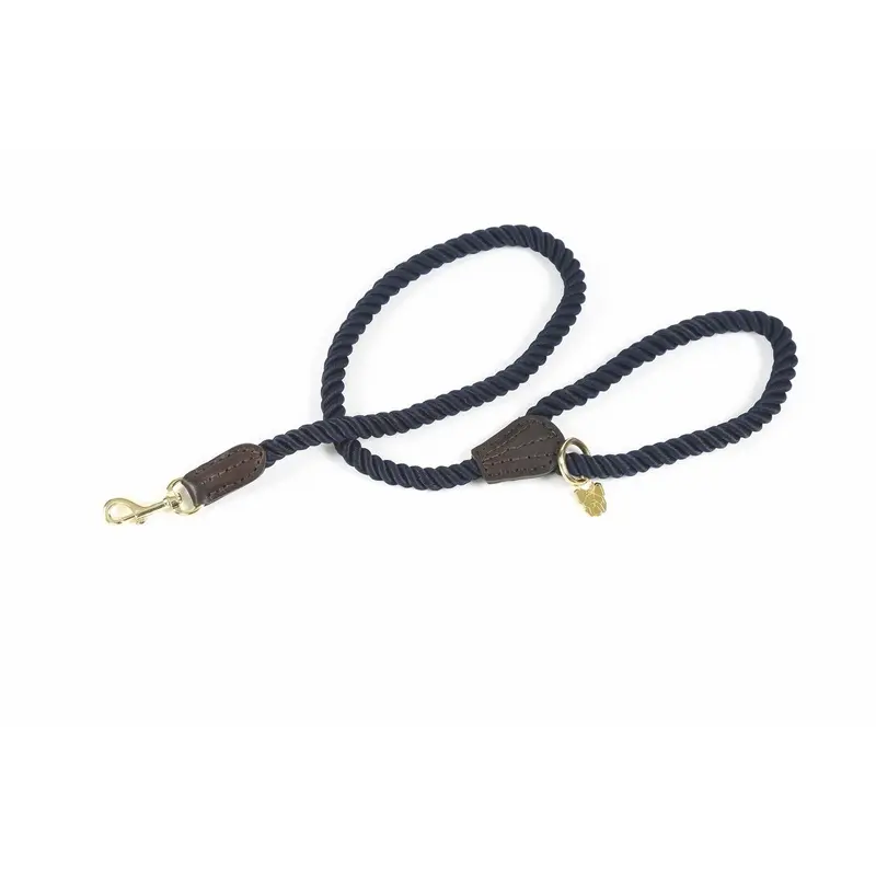 Digby And Fox Rope Dog Lead Navy - One 110Cm