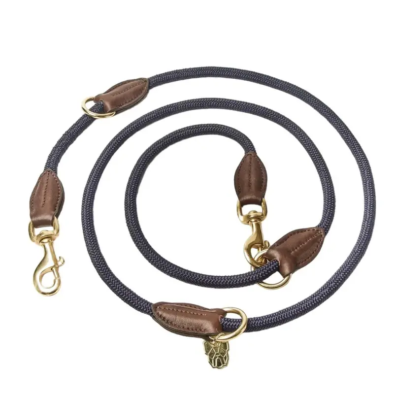 Digby & Fox Blue (One Navy) Leather Dog Lead 180Cm