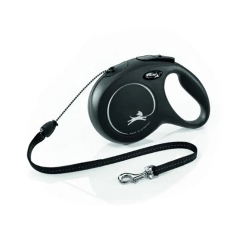 Flexi Black New Classic Cord 1-20Kg 8M