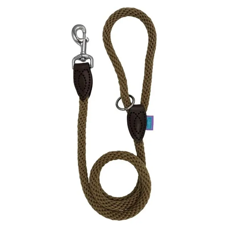 Hemmo & Co Unisex Green Hemmo And Co Thin Rope Trigger Lead - Khaki