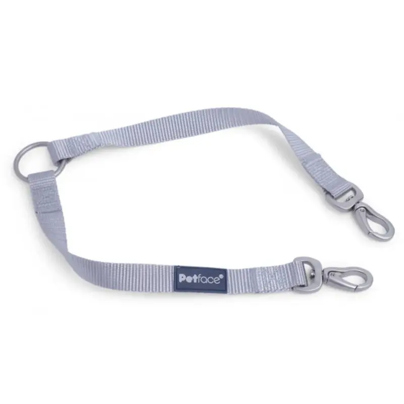 Petface Unisex Grey Couple Dog Lead
