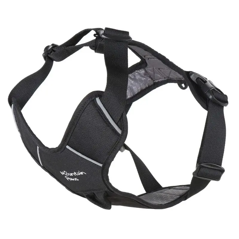 Mountain Paws Black Dog Harness: : :, Colour: Medium