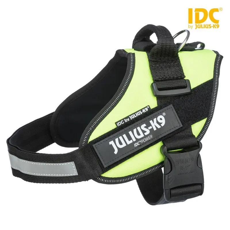 Trixie Julius-K9 Idc Powerharness Neon - 0 - 58-76 Cm/40 Mm Green Medium