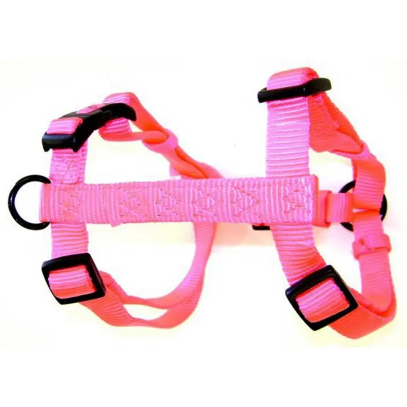 New Hamilton Adjustable Comfort Nylon Dog Harness Hot 1"""" X 40-50"""" Pink Cfa Xlhp Size 1