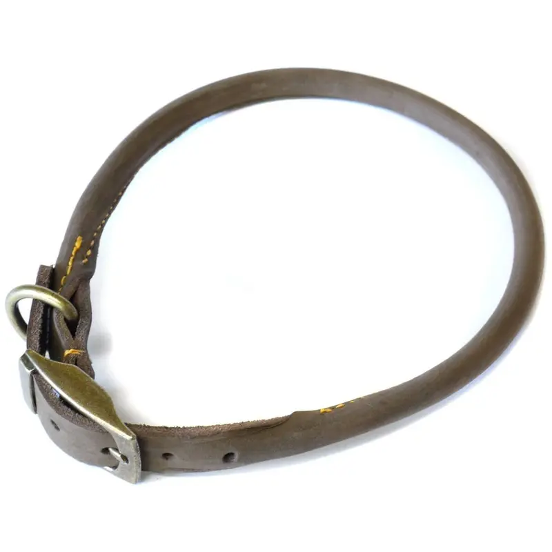 Ancol Timberwolf Round Dog Collar - Sable - 45-54Cm Grain Large