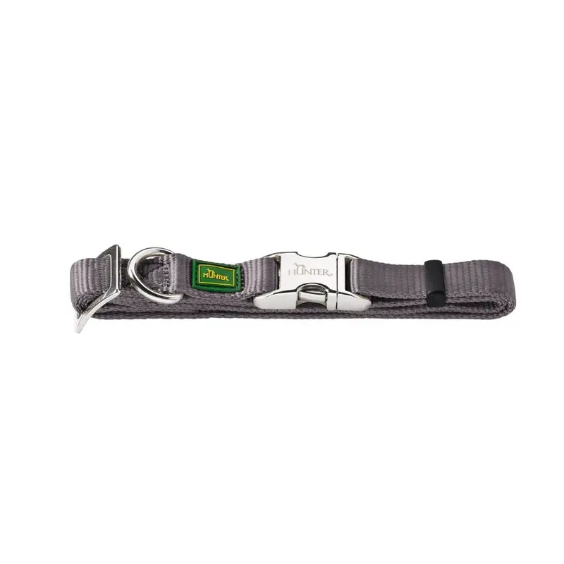 New Hunter Dog Collar Grey C-47540 Medium