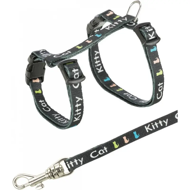 Trixie Kitten Harness With Matching Leash - 19X31cm