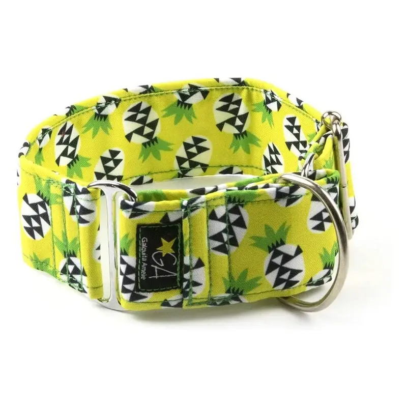 Galguita Amelie 0634438732273 Pineapple Dog Collar, Large