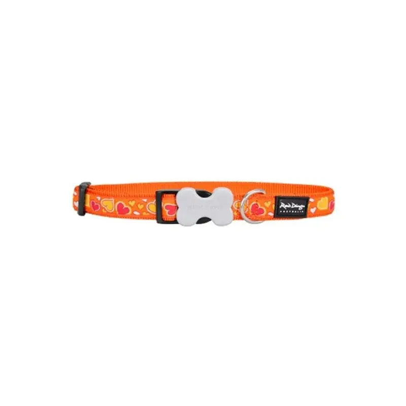 Red Dingo Orange,Red Dog Collar Design Breezy Love Orange, Medium