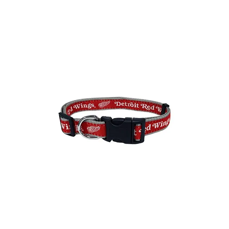 Animaux Red Pets First Nhl Detroit Wings Collar For Dogs Cats - Adjust Small