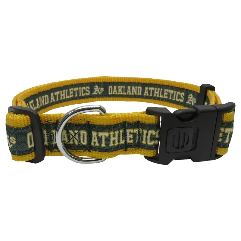 Dom Ce Zvierat Na Prvom Mieste Mlb Oakland Athletics Dog Collar Extra Large