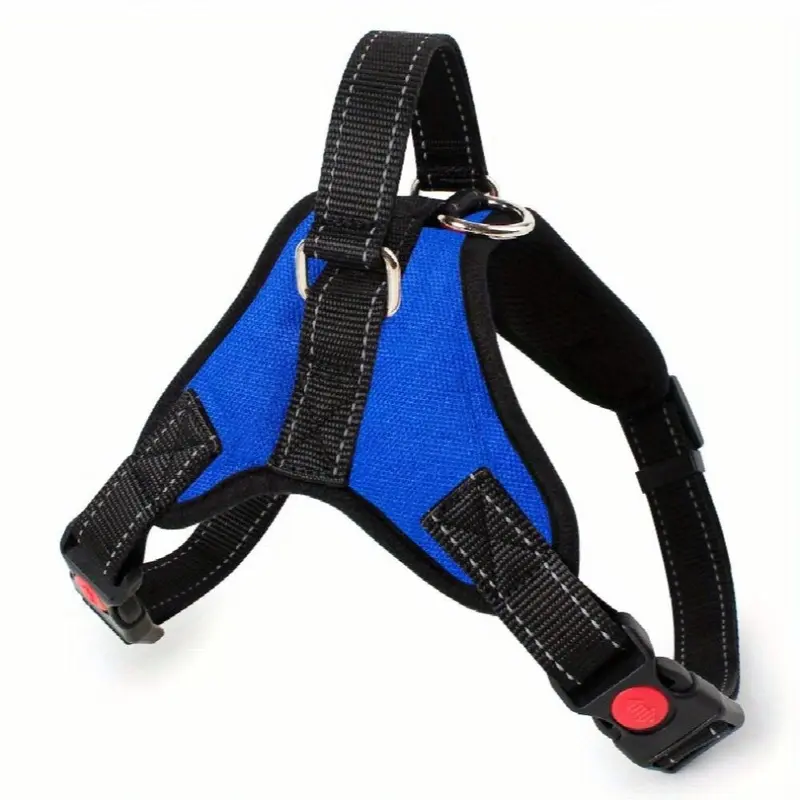 Blue 1Pc Lightweight Dog Harness With Easy Control Handle Perfect For And Dogs Small