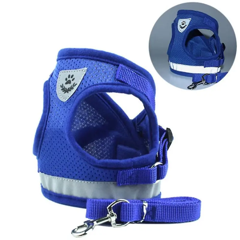 Blue (, L) Cat Harness, Cat Harness Escape Proof