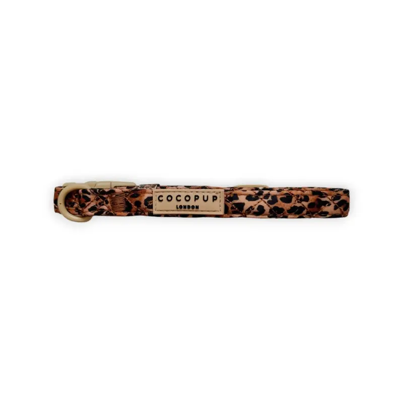 Cocopup London Leopard Pup Dog Collar Medium