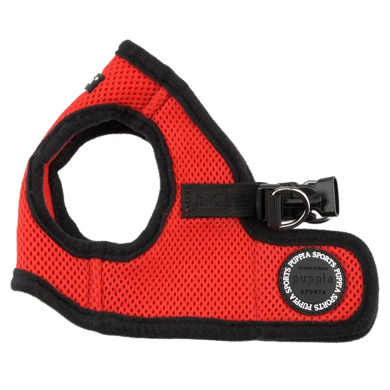 Puppia Soft Vest Harness, S, Red,