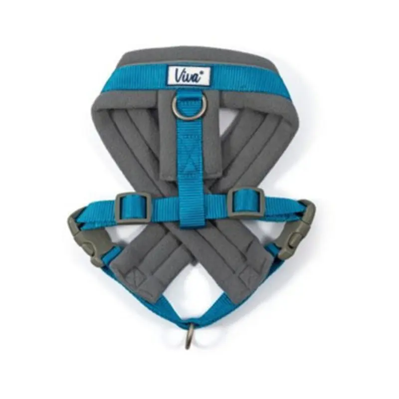 Ancol Viva Nylon Padded Harness Medium 41-53Cm Blue