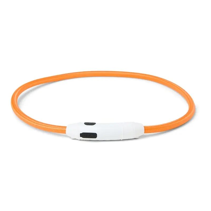 Pets At Home Flash Light Up Usb Dog Collar Nylon