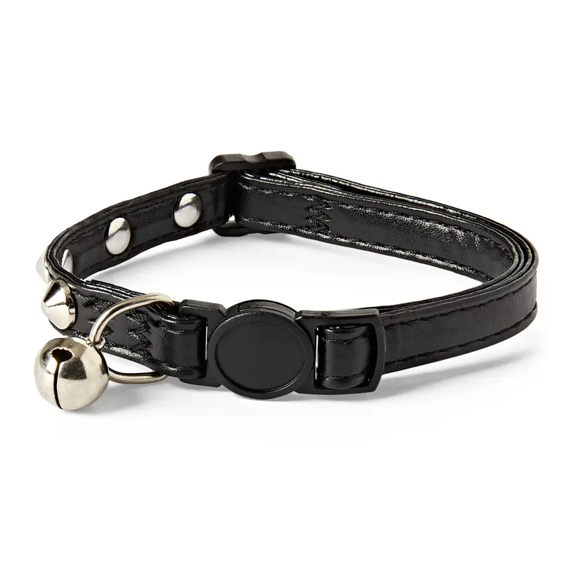 Pets At Home Stud Cat Collar Black