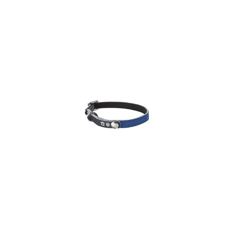Bobby Bleu Cat Collar With Address Tag