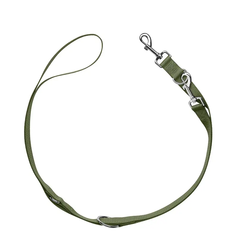 Hunter London Adjustable Lead  Olive Green - 200Cm X 15Mm (L X W)