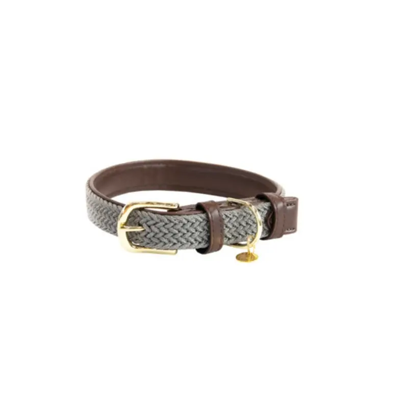 Kentucky Dogwear Gris Braided Nylon Dog Collar Kentucky Small