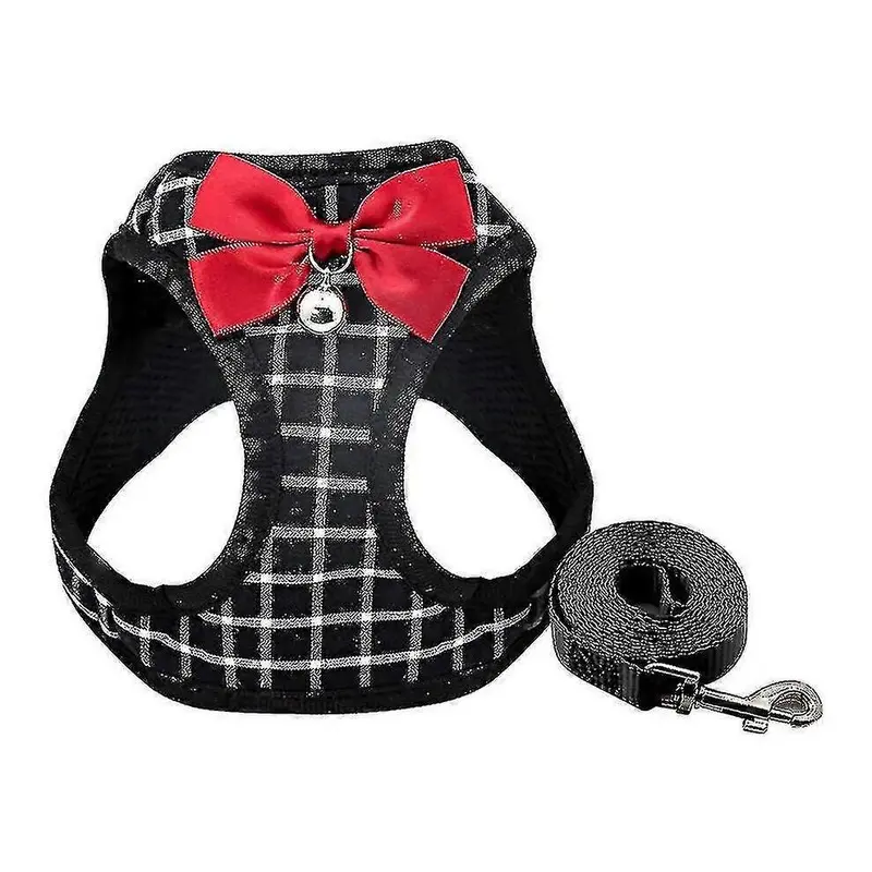 Black , ) Dog Leash, Pet Cat Harness Small
