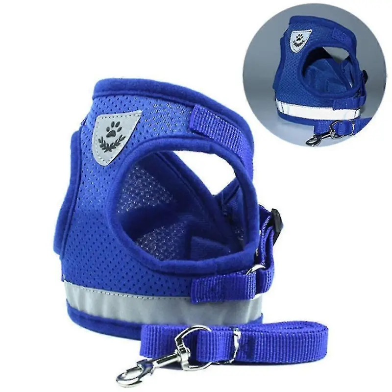 Blue (L, ) Cat Harness, Cat Harness Escape Proof