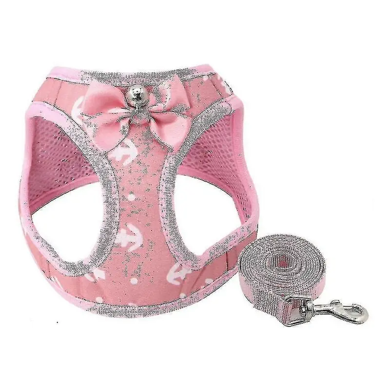 Pink , ) Dog Leash, Pet Cat Harness Small
