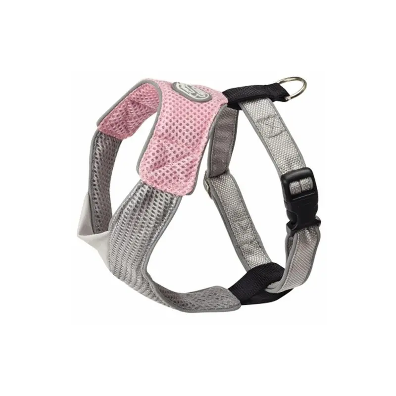 Personagrata Pink/Gray Xs V Mesh Harness