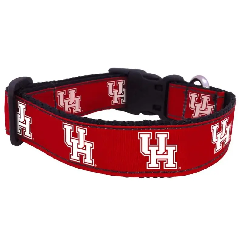 Pro Sport Marke College Dog Collar Houston) Large