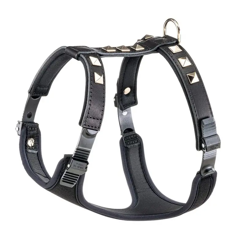 Ferplast Black Giotto Luxor Dog Harness, M, 40-50 Cm/ 60-70 Cm, Small