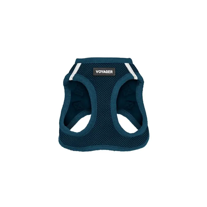 Best Pet Supplies Blue Voyager Dog Harness, L, Chest: 18-20.5", Mesh Small