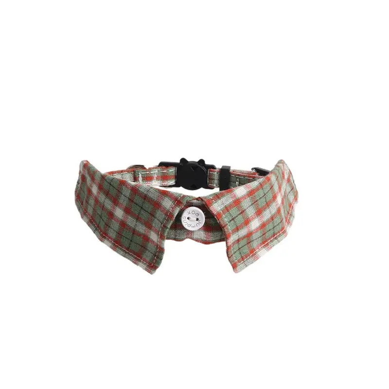 (StyleD) Pet Products New British Style Cat Bow Tie With Bell Collar Adjustable Pet