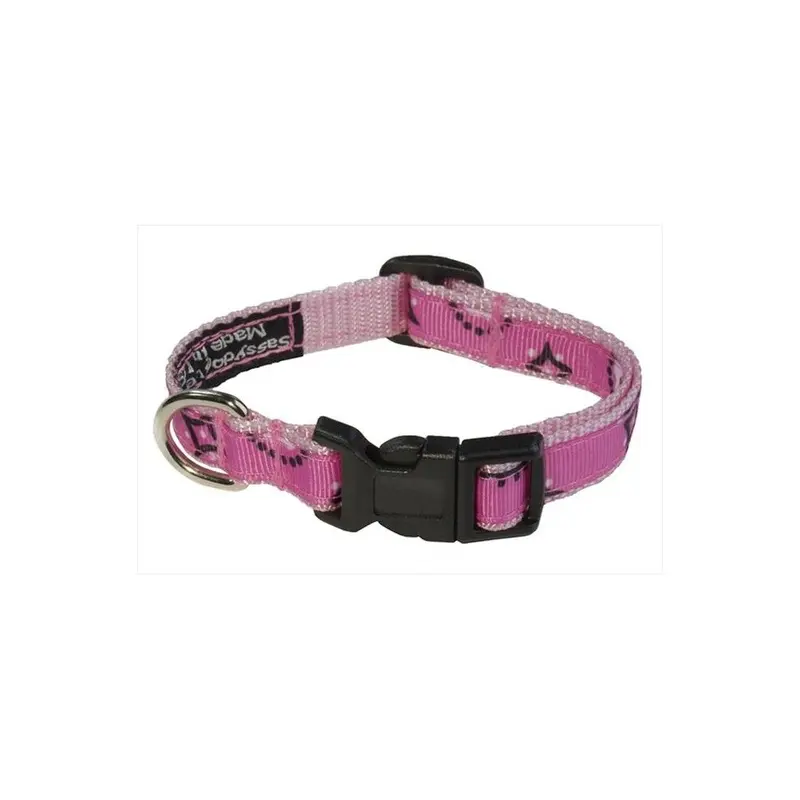 Fly Free Zone,Inc. Pink Bandana Dog Collar, - Extra Small