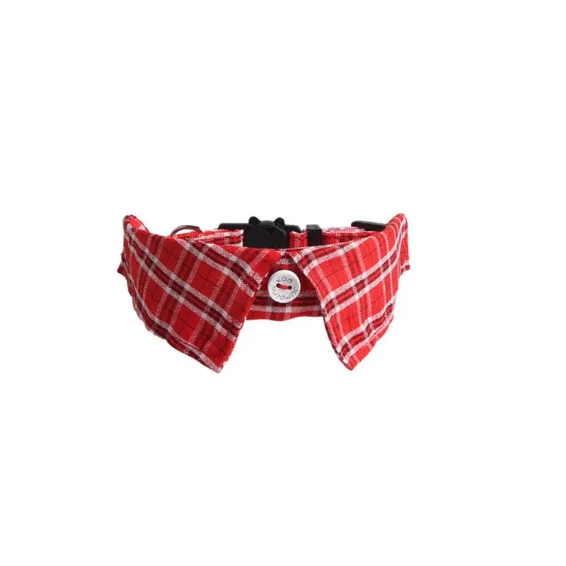 (StyleA) Pet Products New British Style Cat Bow Tie With Bell Collar Adjustable Pet