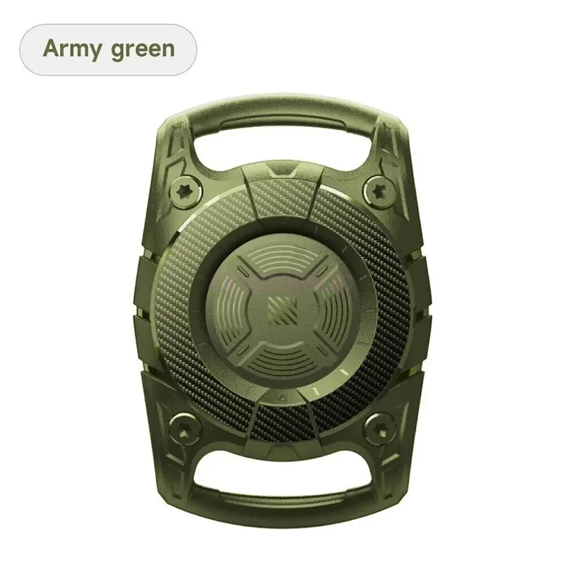 Green (Army +Ring) Waterproof Dog Collar Holder For Air Tag Protective Cat Collar Loop