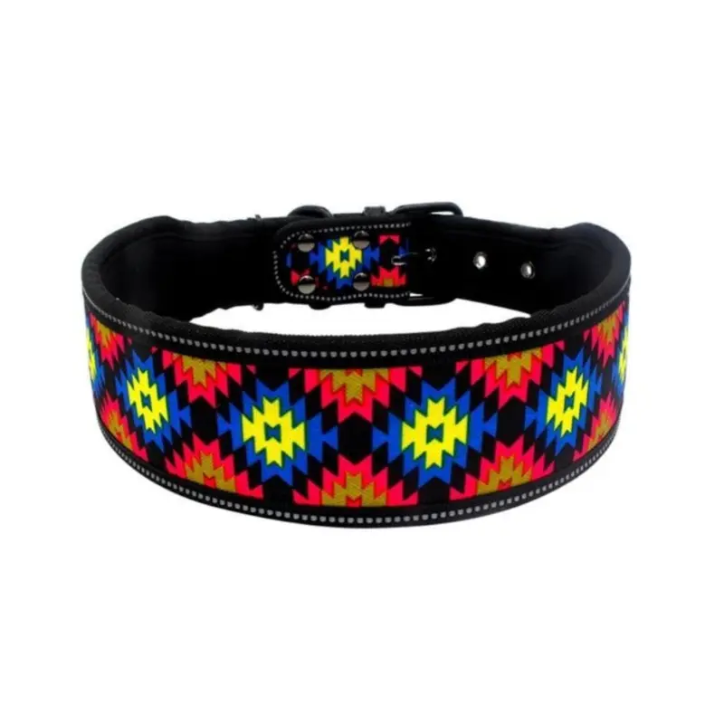 Hod Pets (Diamond, L) Printed Adjustable Stylish Dog Collars