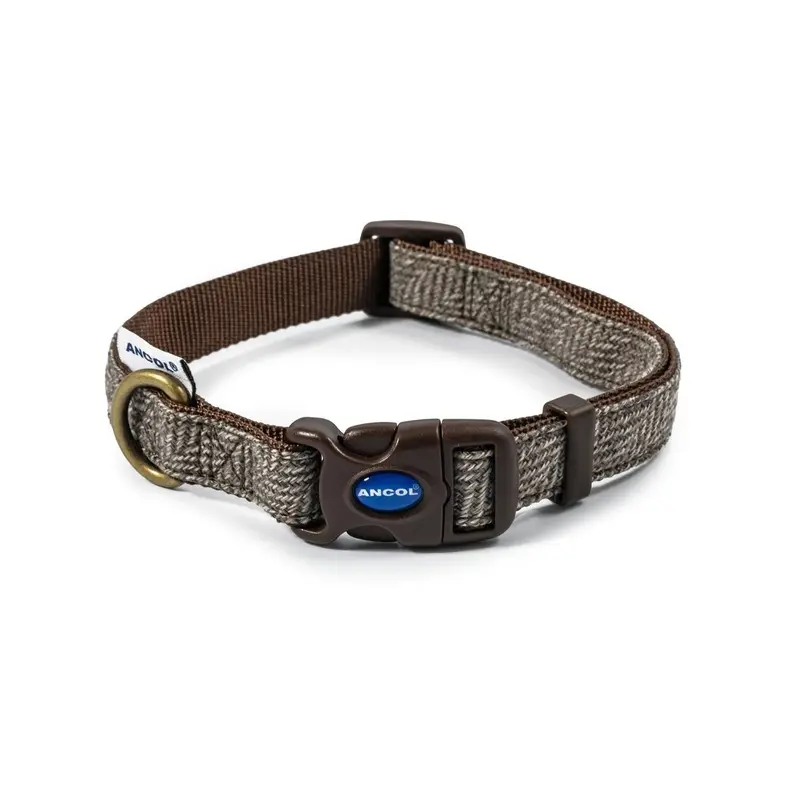 Ancol Herringbone Adjustable Collar For Dogs - 50Cm 30Cm
