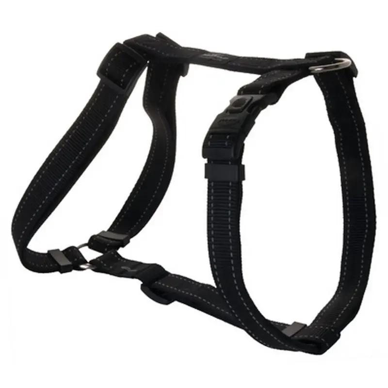 Rogz Black , ) Utility Dog H-Harness Large