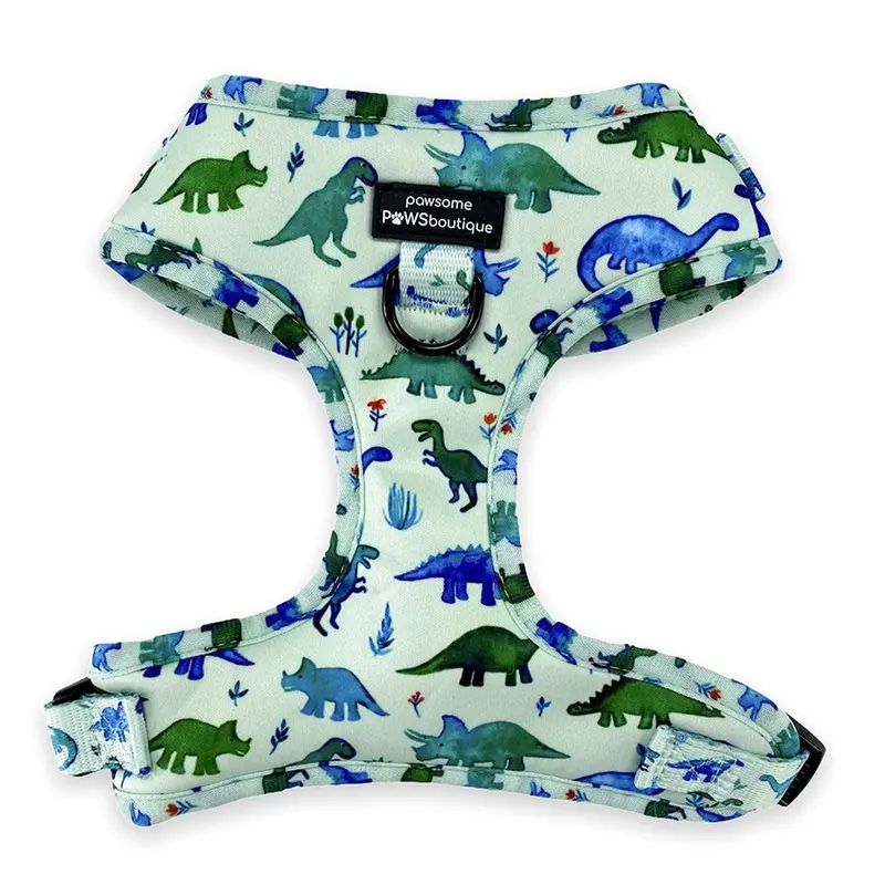Pawsome Paws Boutique Dinky Dino Adjustable Dog Harness X Small