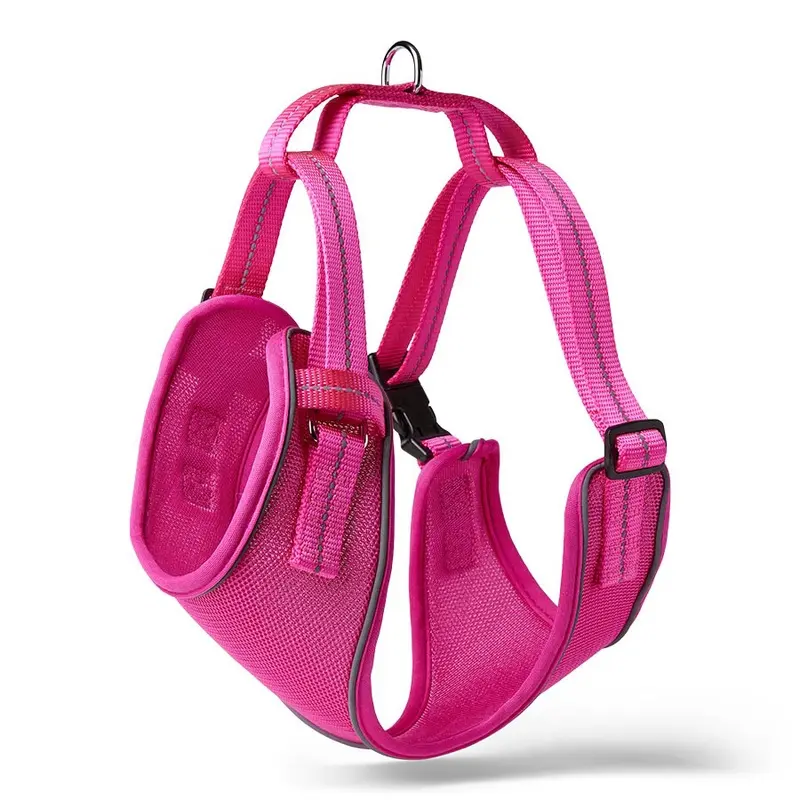 Pets At Home Basic Mesh Dog Harness Pink Small