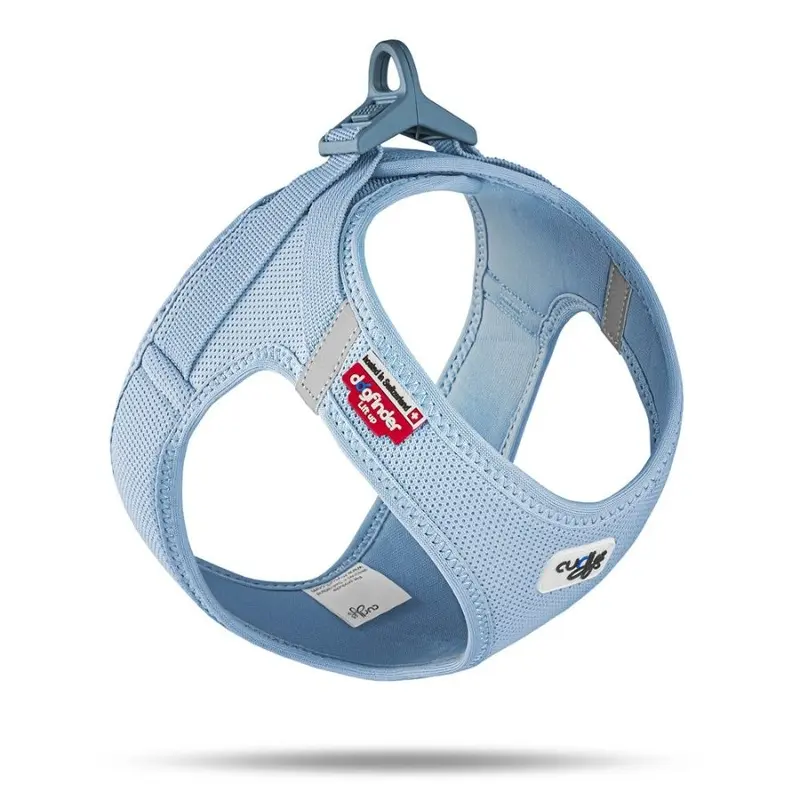 Curli Air-Mesh Dog Harness Vest With Clasp - Sky Blue Medium