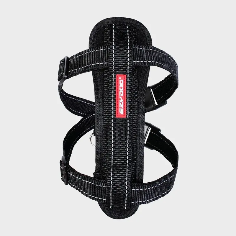 Ezydog Unisex Chest Plate Dog Harness ), Black Medium