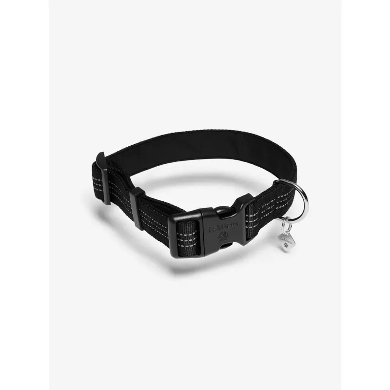 LeMieux Henley Webbing Dog Collar - Black Size: XS